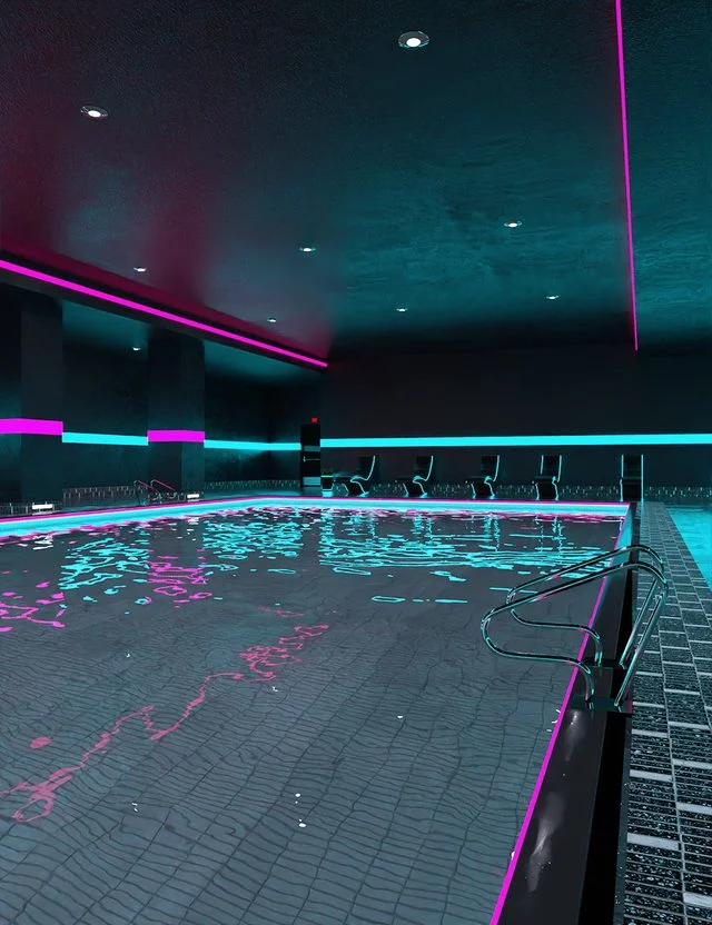 FH Neon Pool Interior » DAZ 3D Studio & Poser free