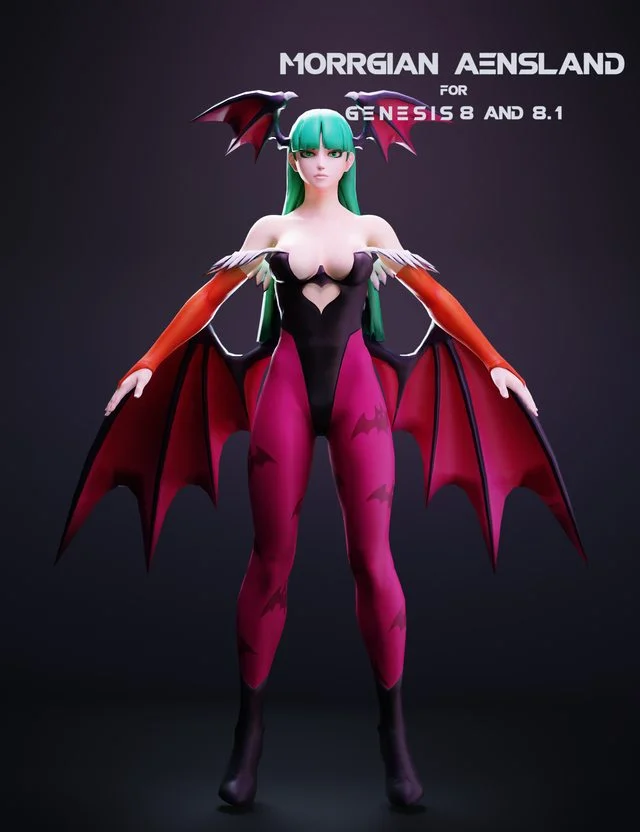Morrgian Aensland For Genesis 8 And 8.1 Female