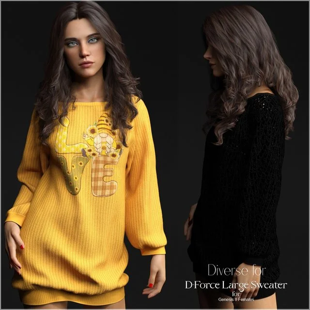 Diverse for D-Force Large Sweater for G8F and G8.1F