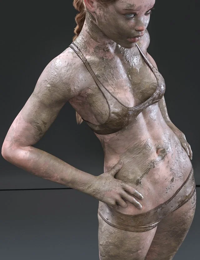Skin Effects: Mud for Genesis 8, 8.1, and 9 Females