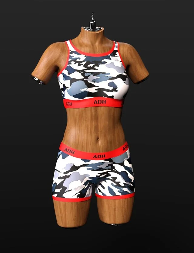 dForce Stylish Sports Bra And Underwear for Genesis 9