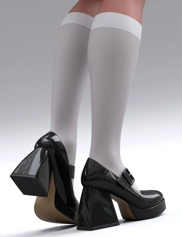 HL Platform Mary Jane Pumps for Genesis 9, 8 and 8.1 Female