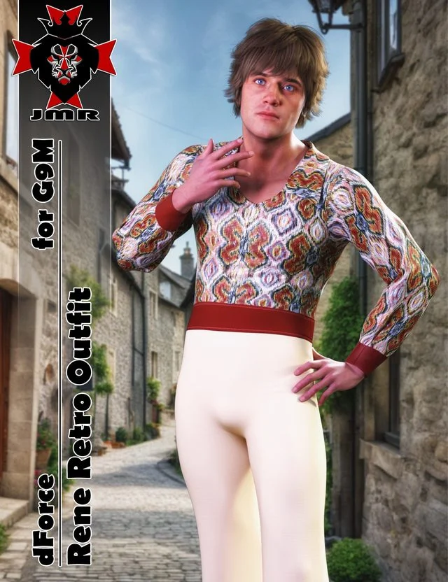 JMR dForce Rene Retro Outfit G9M