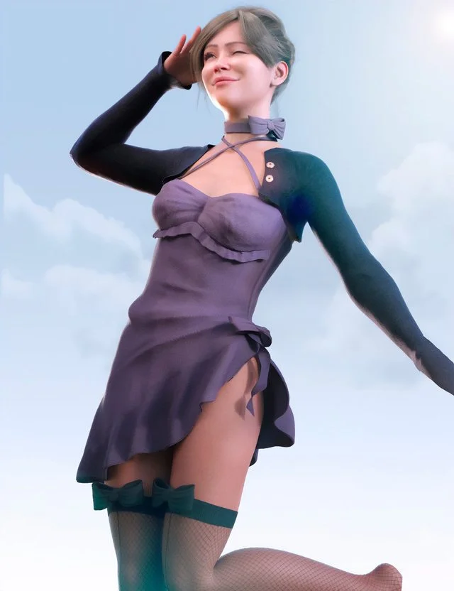 LA Coquette Outfit for Genesis 9 Feminine