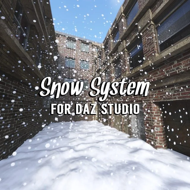 Snow System for Daz Studio