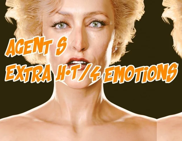 Agent S extra H+T/w 4emotions for Genesis 8 f