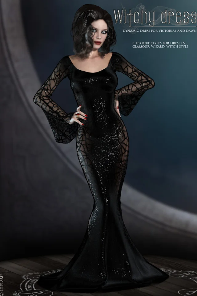 Dynamic Witchy Dress V4/Dawn
