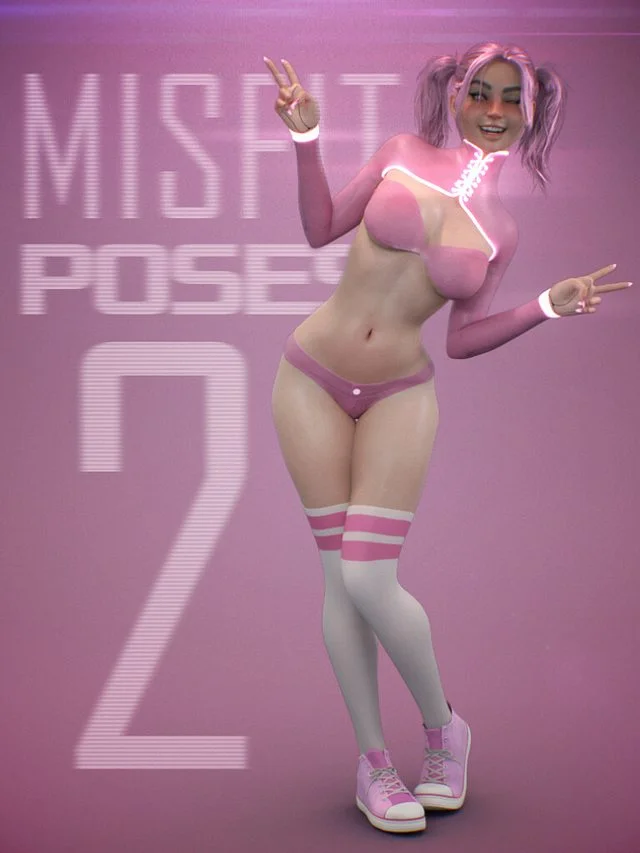 Misfit Poses 1 & 2 Bundle for Genesis 8 and 8.1