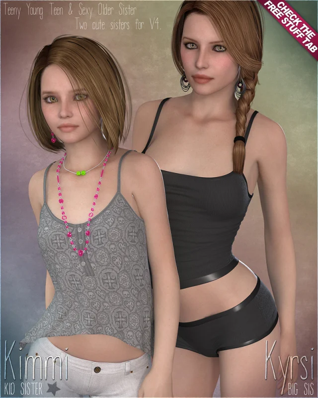 Sabby-Sisters Kimmi & Kyrsi
