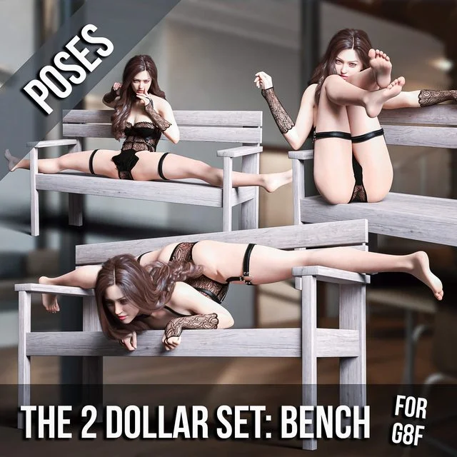 The 2 Dollar Set: 10 Bench Poses for G8F