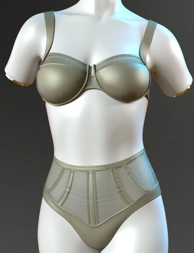 X-Fashion Confidence High Waist Lingerie for Genesis 9