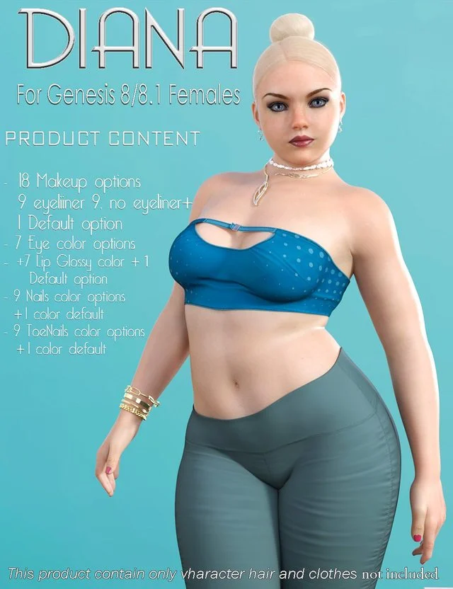 Diana for Genesis 8/8.1 Female
