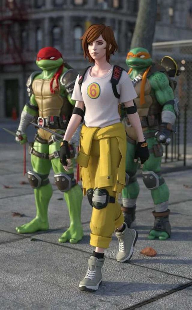 (Fortnite) April ONeil for G8F