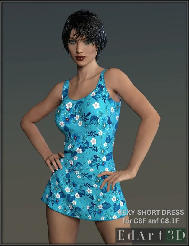 dForce Sexy Short Dress for G8 and G8.1 Female