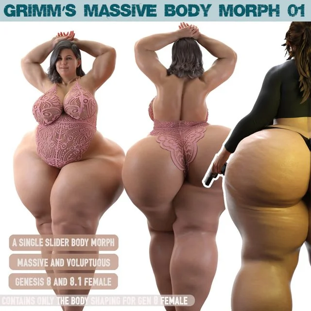 Grimm's Massive Body Morph 01 for Genesis 8 Female
