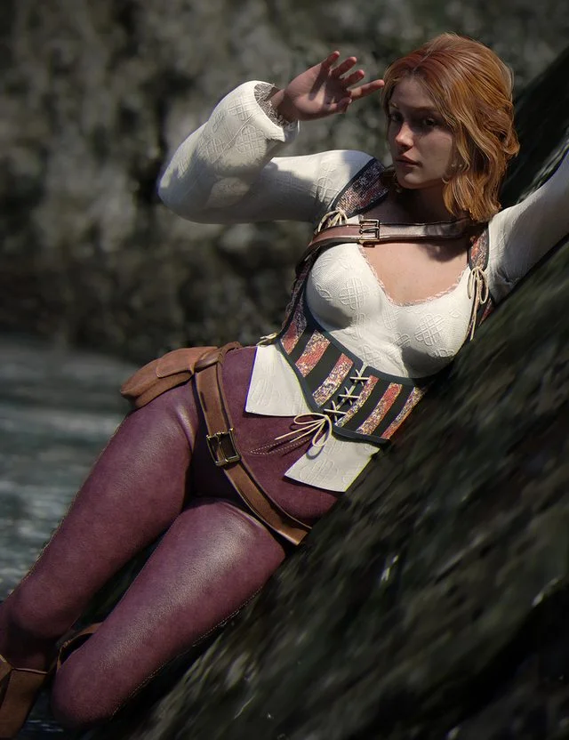 LA Pirate Outfit for Genesis 9 and 8 Female