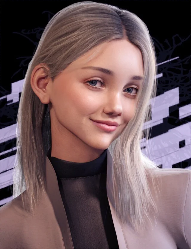 Nirv Sweet Pie Hair for Genesis 8 Females