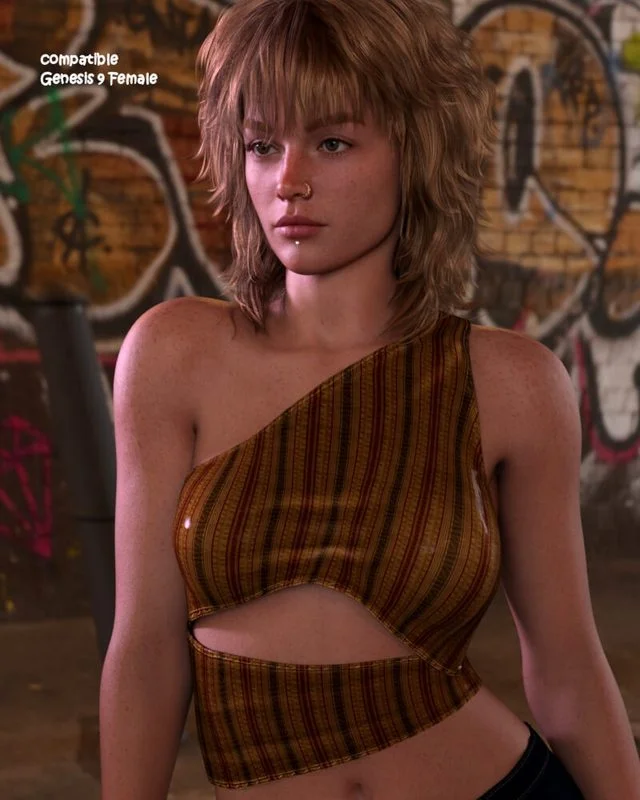 Overlay Top for Genesis 8 / 9 Female