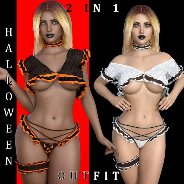 2 IN 1 HALLOWEEN OUTFIT G8F/G8.1F