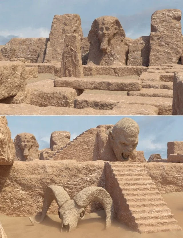 Ancient Labyrinth - Huge Environment for Daz Studio