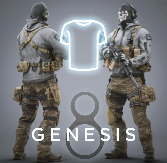 COD - ghost classic outfit for genesis 8 male