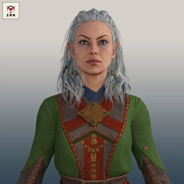 BG3 - Jaheira For Genesis 8 Female