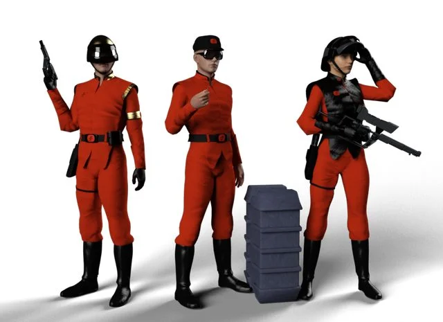 Visitor Uniform for Genesis 8