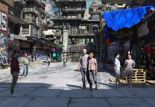 Urban Future Slums for DAZ