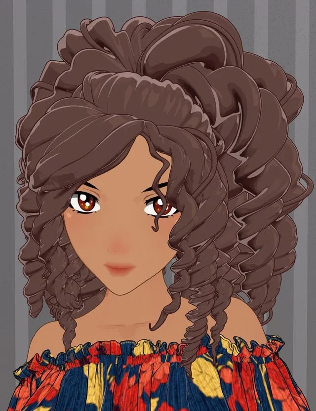 AO Toon Dalva Hair for Genesis 9