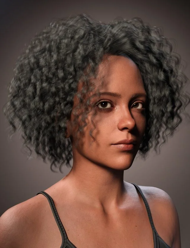 FE Personalized Afro Curls Hair for Genesis 9