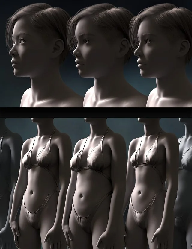 Kimiyo Asian Beauty Heads & Bodies for Genesis 9 Feminine