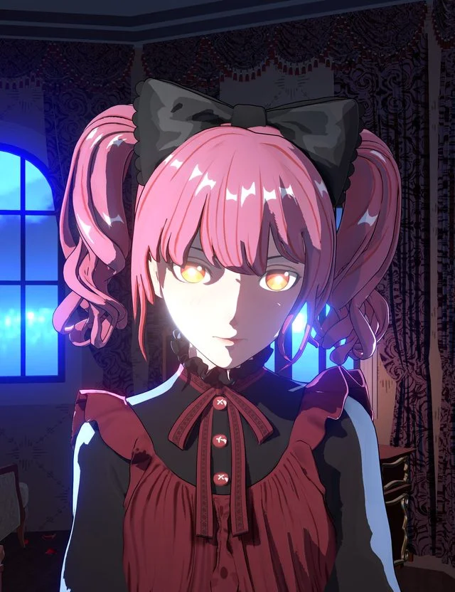 Princess Petra's FilaToon Twin Tails for Genesis 9