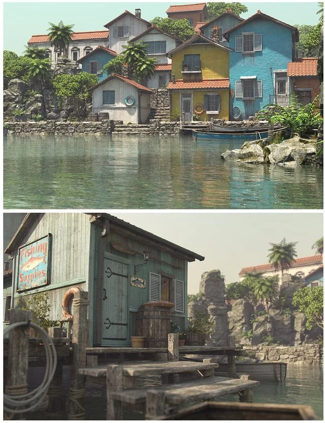 A Village by the Sea
