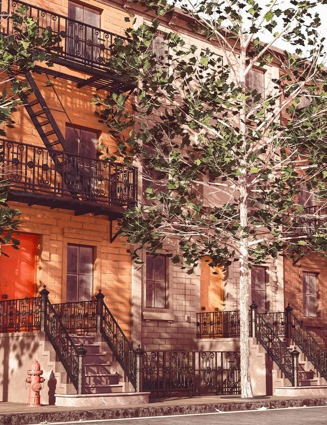 Brownstone Houses