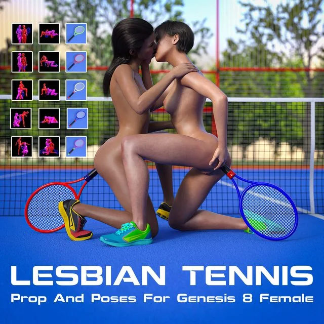 Tennis Love Bundle Prop and Poses for G8F/G8.1F