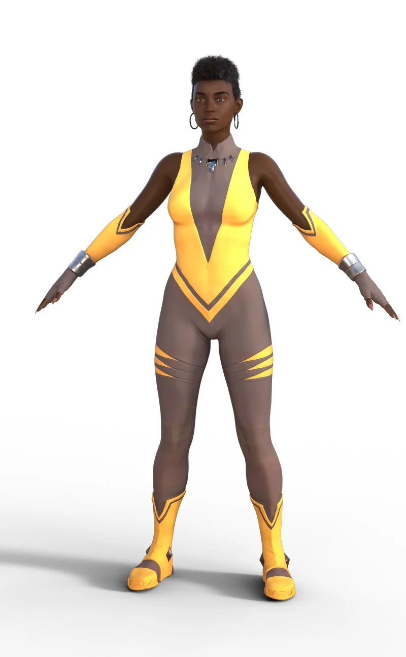 (DCDL) Vixen Outfit for G8F