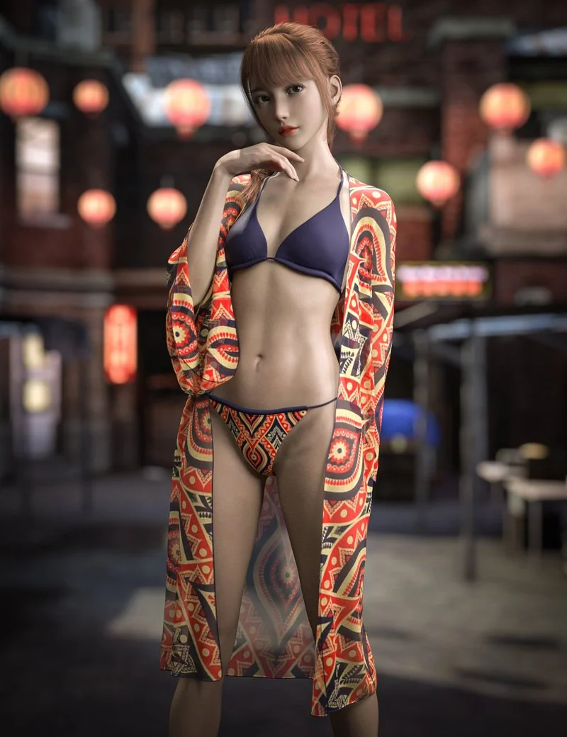 AH dForce Xiomara Outfit Texture Add-On