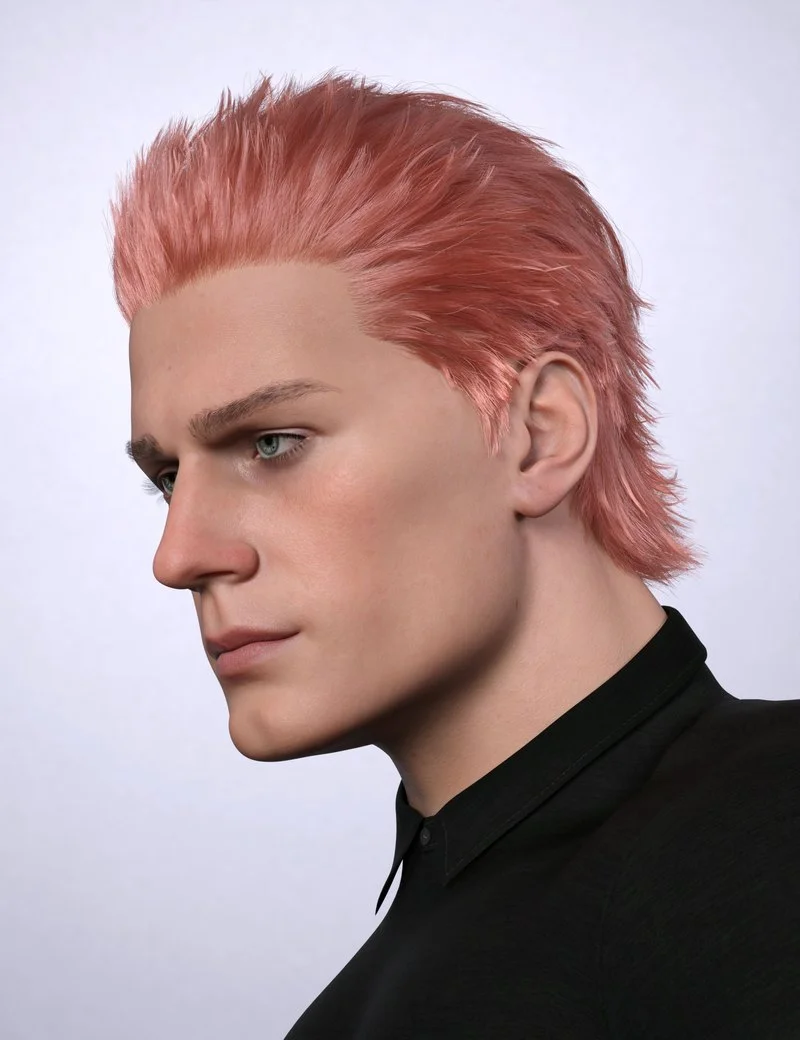 AK Edgy Hair for Genesis 9
