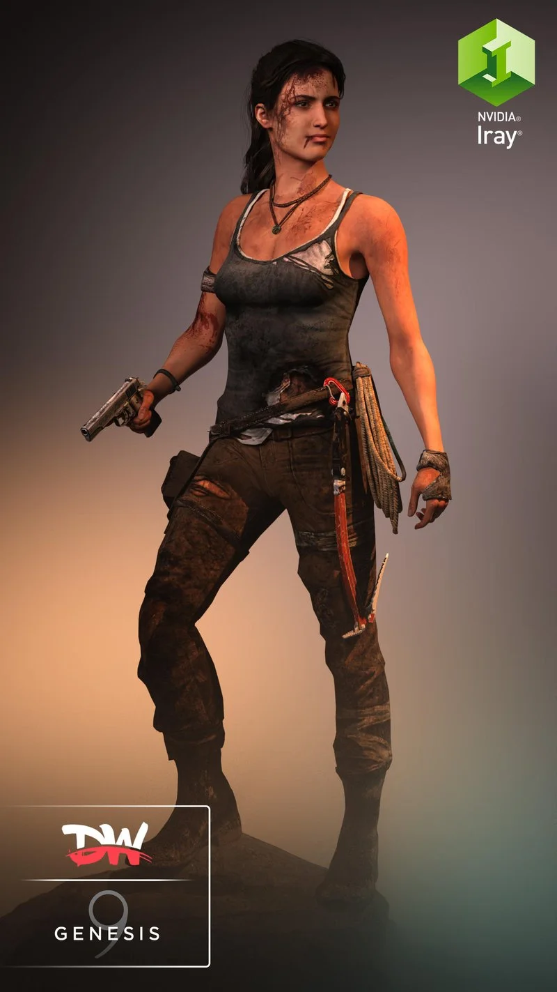 Alicia Vikander Tomb Raider Lara Croft Daz G9F