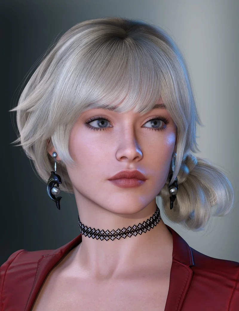 ALO Niove Hair for Genesis 9, 8 and 8.1 Females