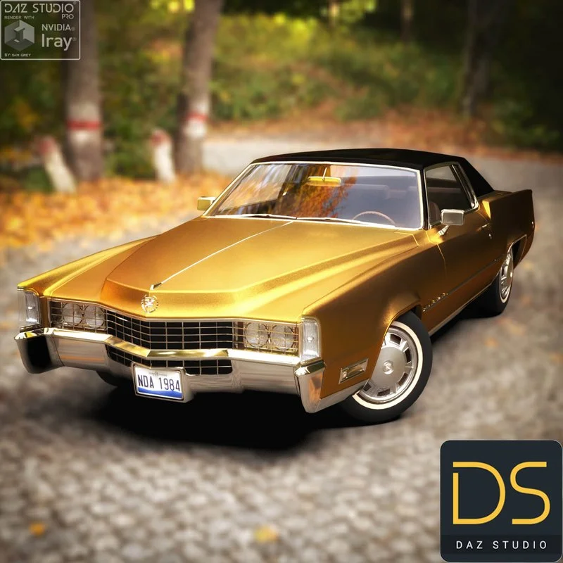Cadillac Eldorado 1968 for DAZ Studio