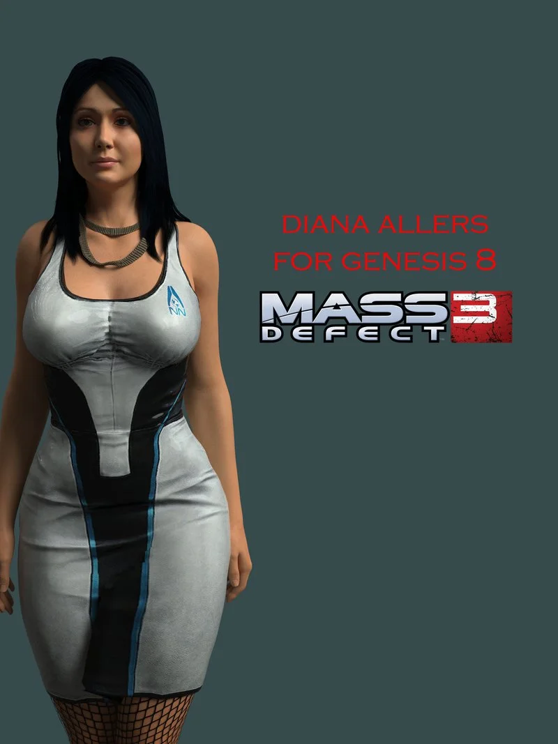 Diana Allers G8F (Mass Effect 3) for DAZ studio