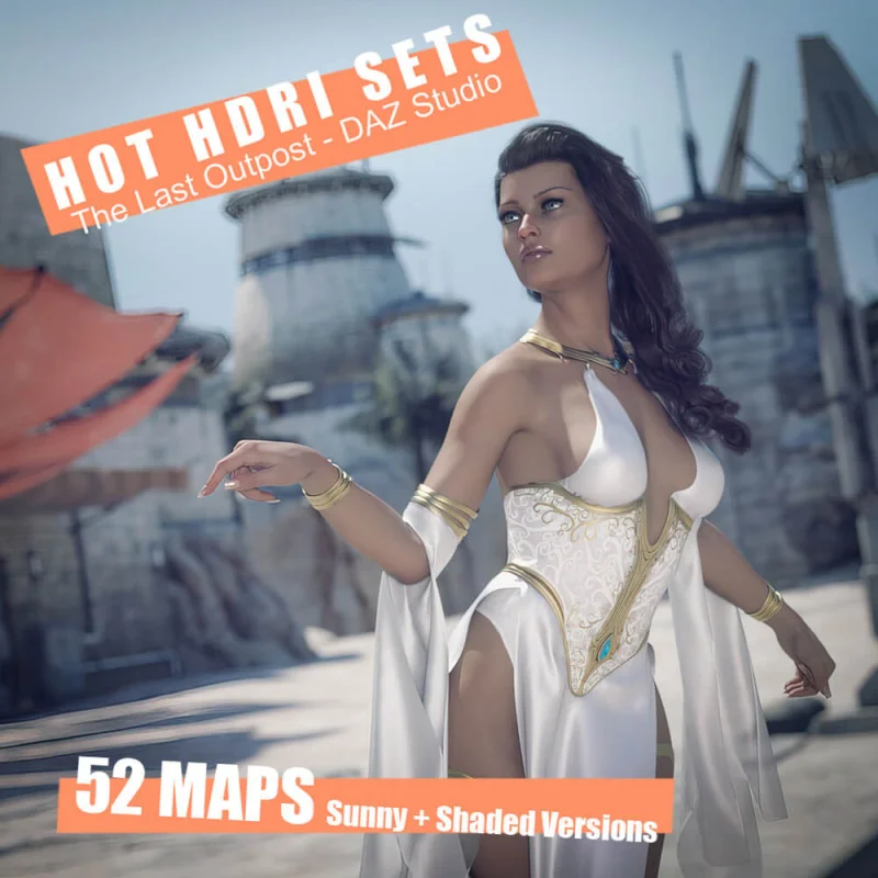 Hot HDRI Sets - The Last Outpost - DAZ Studio