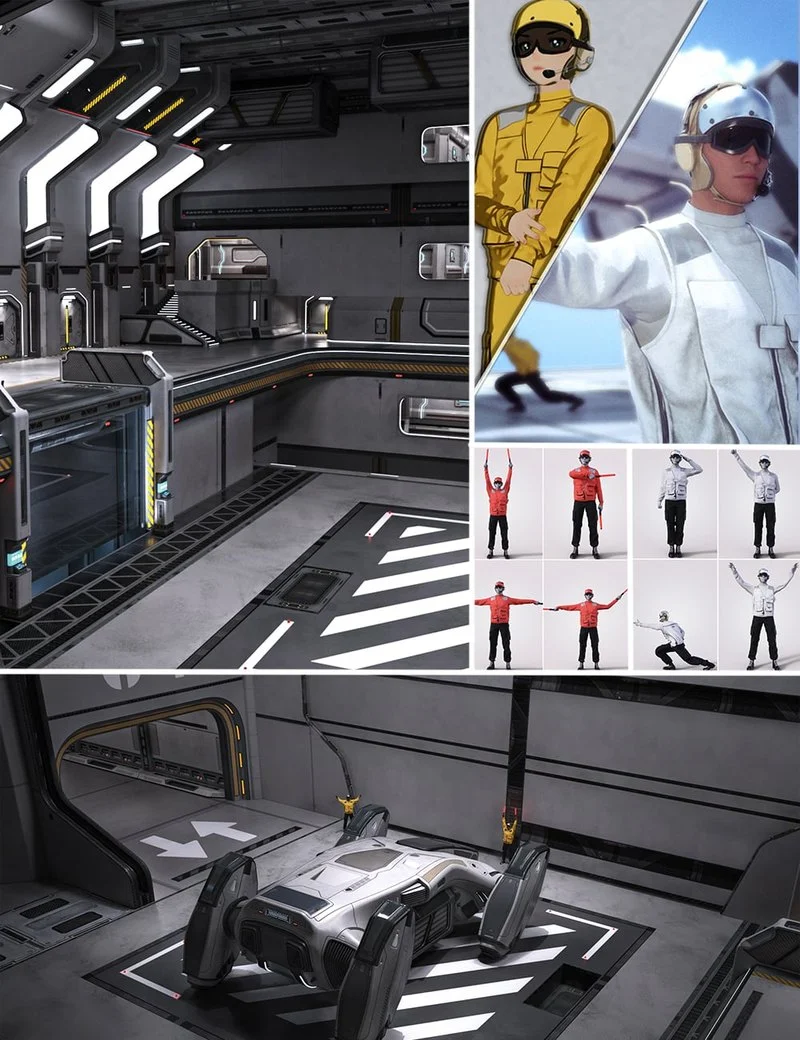 KuJ Sci-Fi Scene Bundle