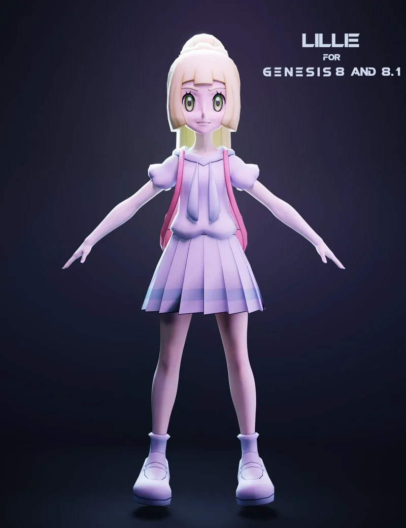 Lillie For Genesis 8 and 8.1 Female