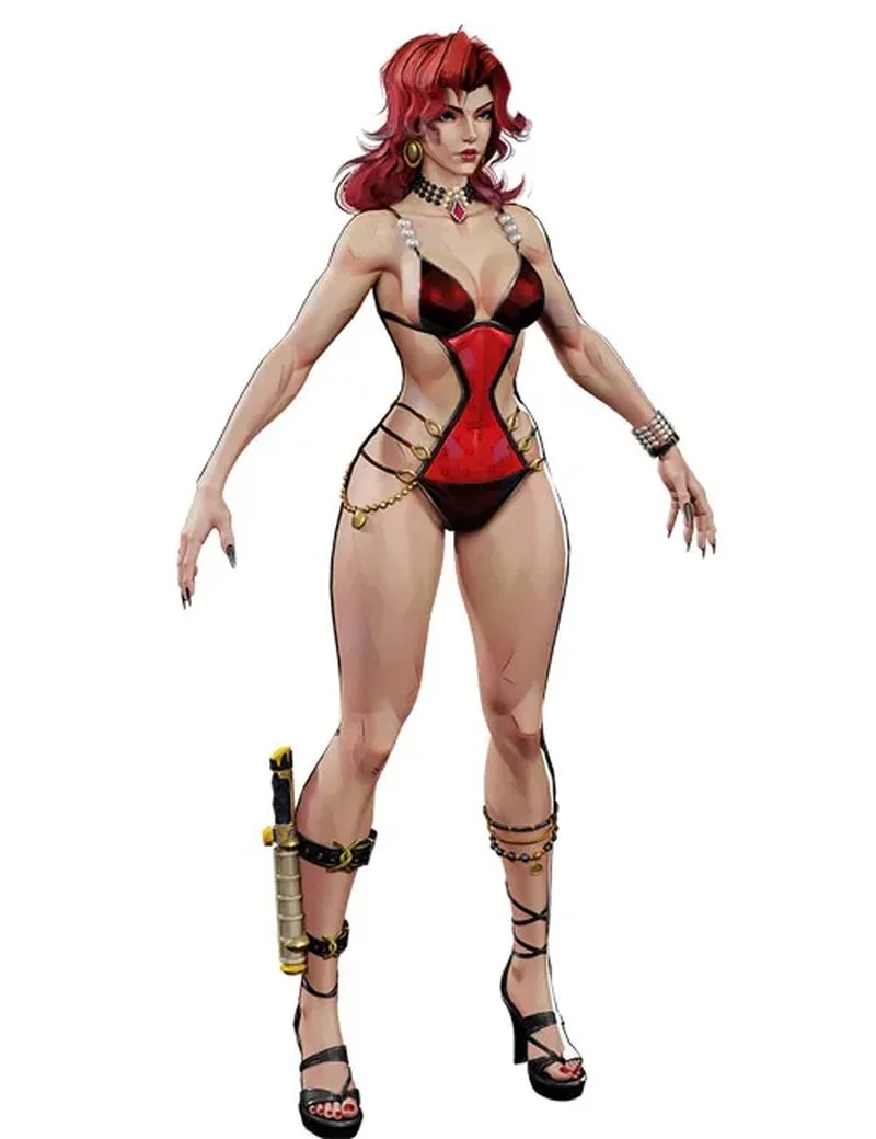 Marvel Rivals Black Widow Aquatic Assassin G8F G8.1F