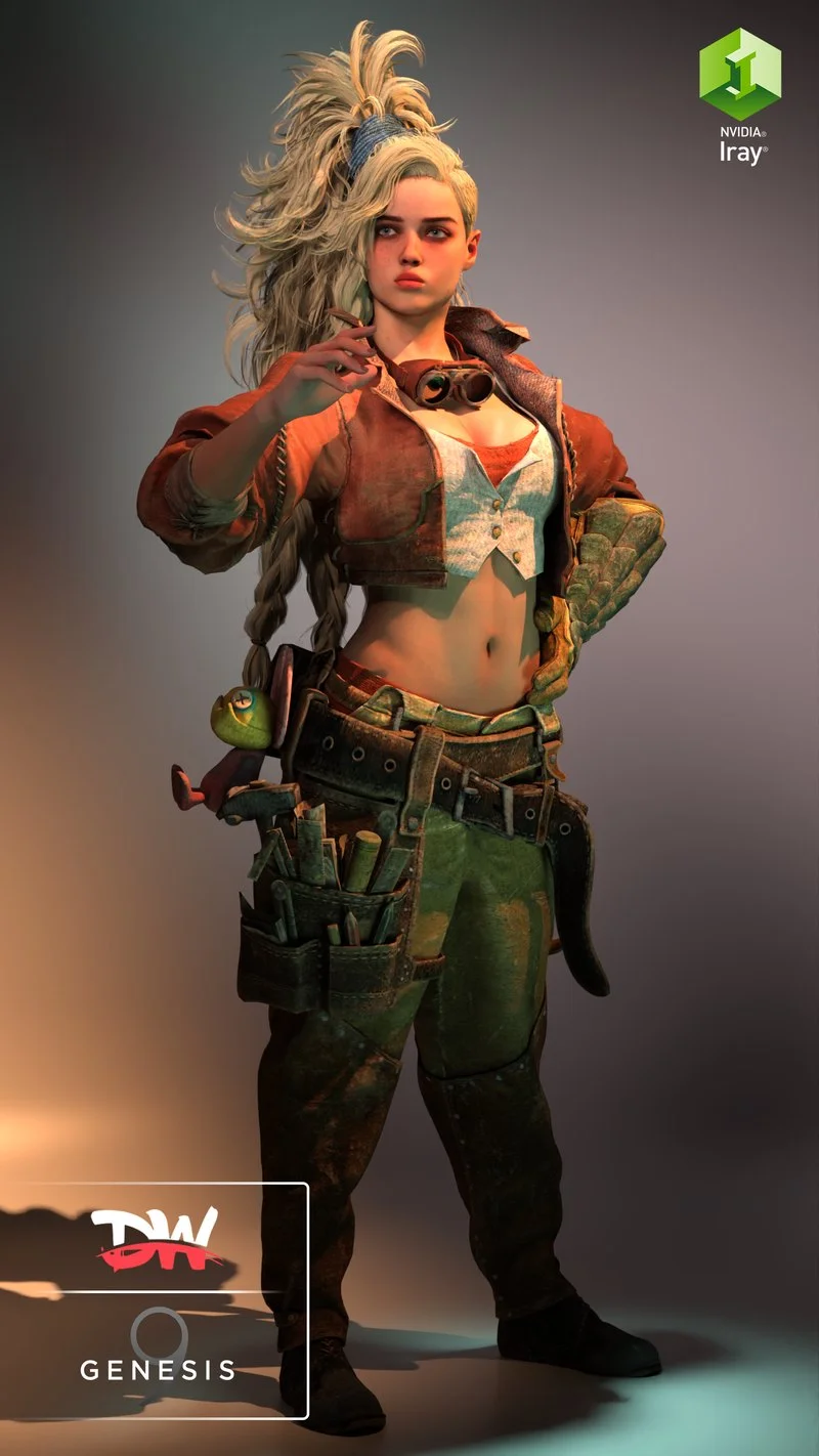 Monster Hunter - Gemma Daz Genesis 9 Female