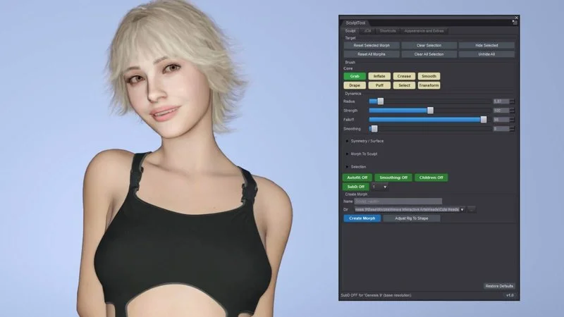 SculptTool for Daz3D