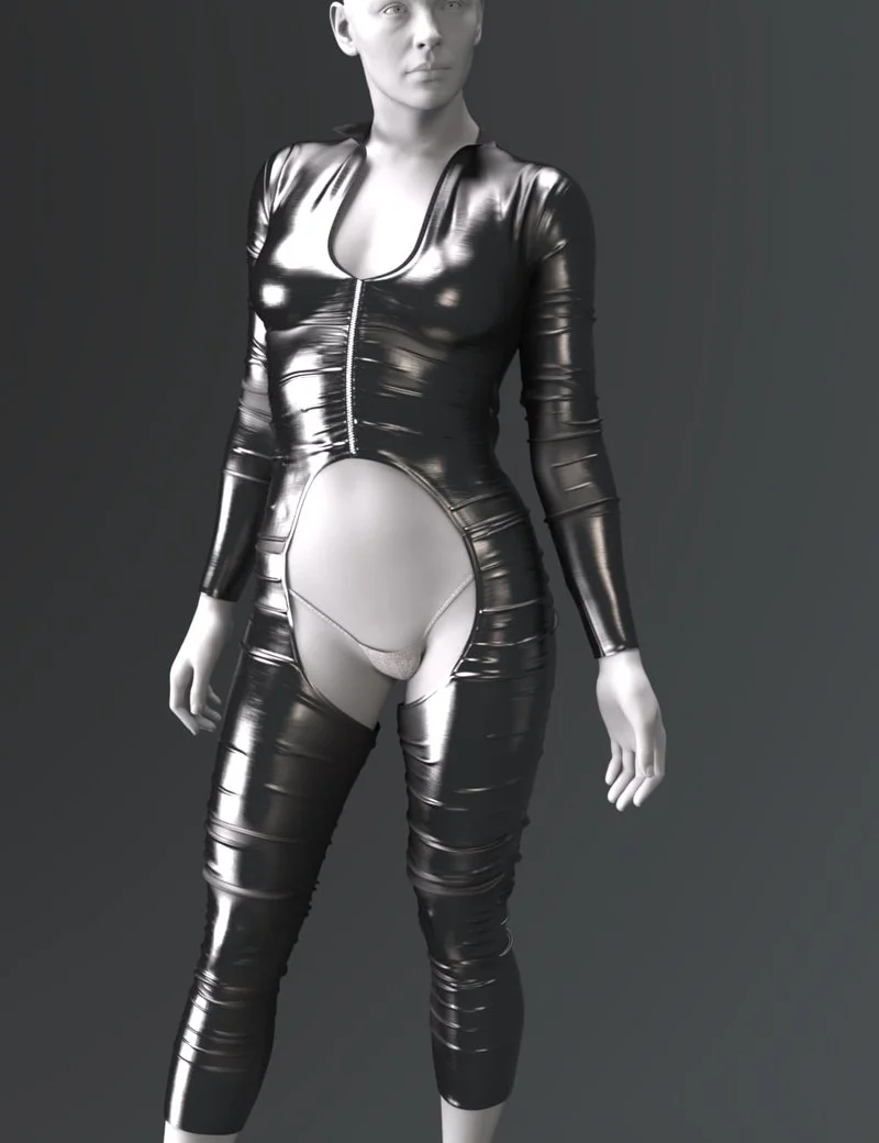 SPR Open Panel Bodysuit for Genesis 9