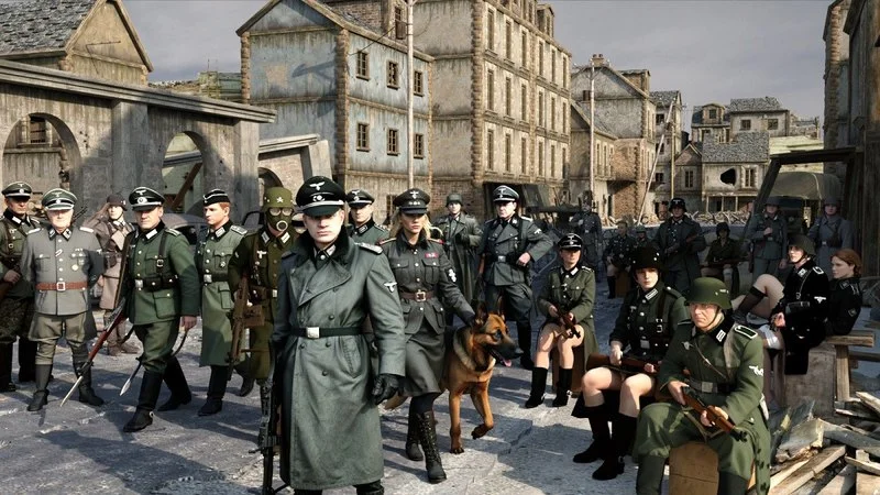 23 German Soldiers for WW2 Town Ruins